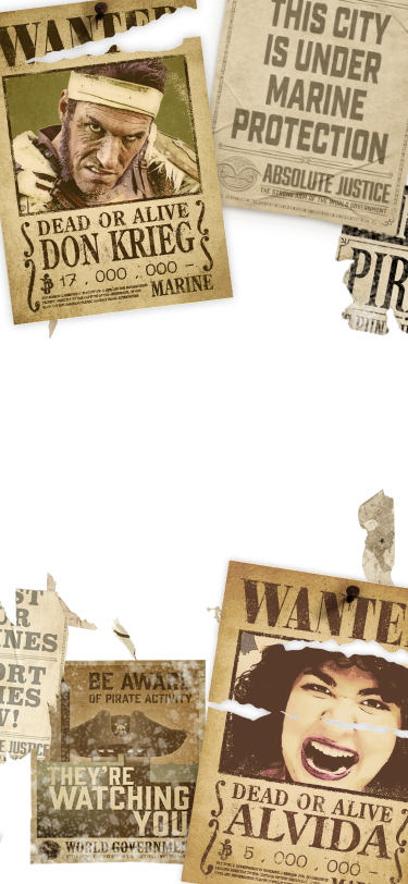 Don Krieg wanted poster!! (From the grand fleet website) #onepiece